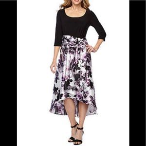 R&M Richards floral Gown